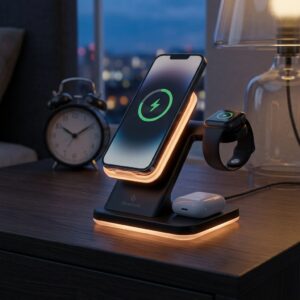 GlowDock Wireless Charging Stand